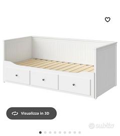 Letto singolo/matrimoniale estraibile Ikea HEMNES