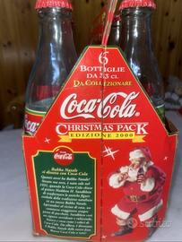 Bottiglie vintage coca-cola anno 2000