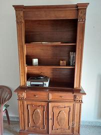 Libreria in legno massello