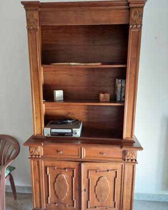 Libreria in legno massello