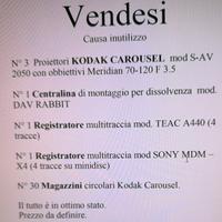 Proiettori kodak Carousel