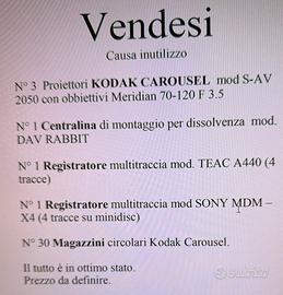 Proiettori kodak Carousel