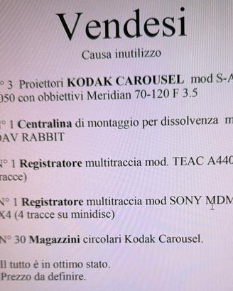 Proiettori kodak Carousel
