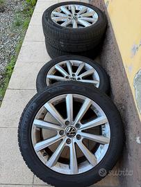 Cerchi+Gomme da neve 215-55-17 Vw/Audi/Seat/Skoda