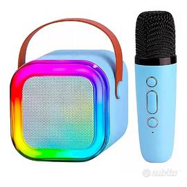 Speaker Altoparlante Karaoke Microfono Wireless