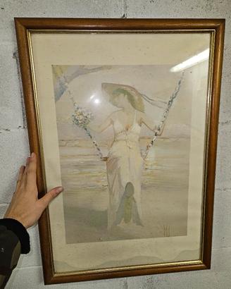 Quadro litografia Innocenzo melani 