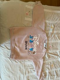Felpa rosa stich per bimba