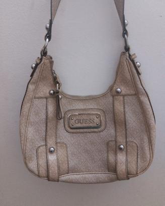 Borsa Beige Donna Guess Vintage 