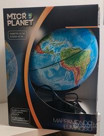 Mappa mondo luminoso