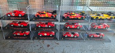 12 modelli 1/43 Ferrari vncitrici LEMANS