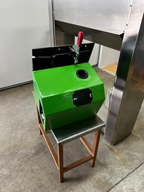 Bruciatore a pellets per rotor