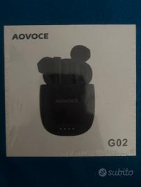 Cuffie nere nuove sigillate