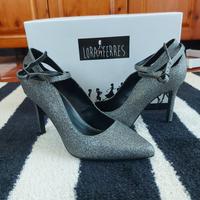 Scarpe argento Lora Ferres n37