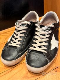 Golden Goose Sneakers superstar nere 42 originali