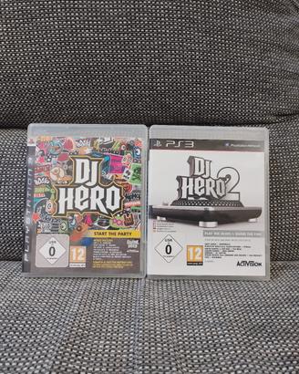 Bundle Dj Hero 1 e 2 Ps3 