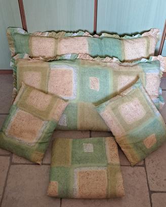 set copriletto e cuscini letto singolo