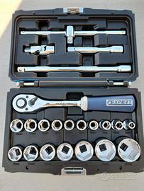 Set  chiavi a bussole 1/2"  22 pezzi Expert