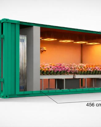 Container coibentato per coltivazione idroponica