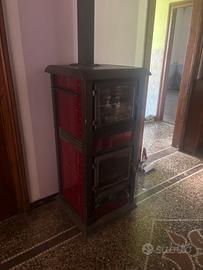 Stufa a legna con forno