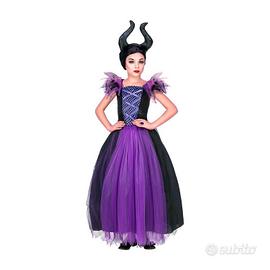 Costume Bambina halloween carnevale Maleficent