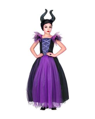 Costume Bambina halloween carnevale Maleficent