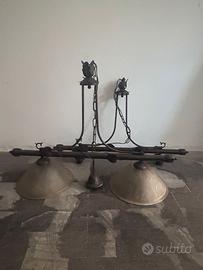 bilancieri in ferro battuto