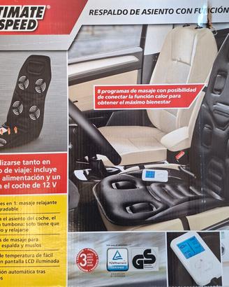 Coprisedile con massaggio e riscaldamento