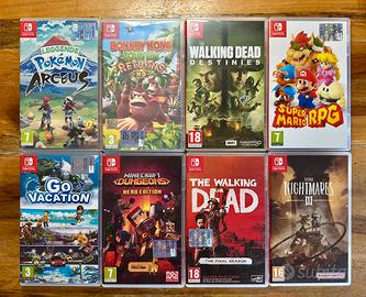 Tanti giochi per Nintendo Switch