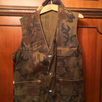 Panciotto mimetico caccia, pesca, woodland camo