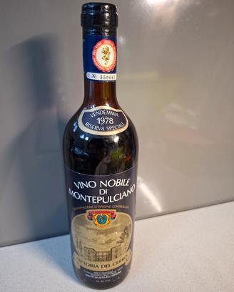 Vino nobile di Montepulciano 1978