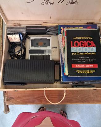 Commodore 64, composto da giochi e istruzioni 