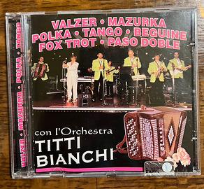 CD valzer mazurka,tango.. orchestra Titti bianchi