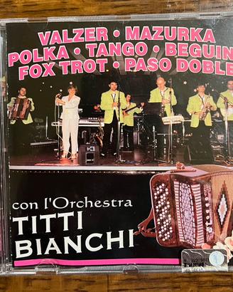 CD valzer mazurka,tango.. orchestra Titti bianchi