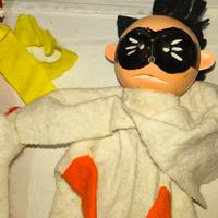 Set di 3-4 Burattini da Mano Vintage Anni '50 / '6