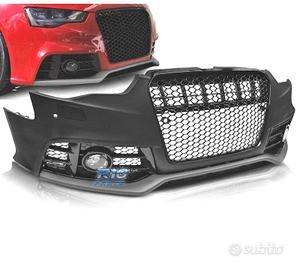 PARAURTI ANTERIORE AUDI A5 11-16 LOOK RS5 NERO PDC
