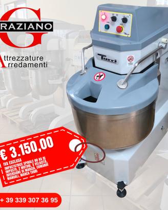 IMPASTATRICE SPIRALE 80 KG di impasto marca TURRI
