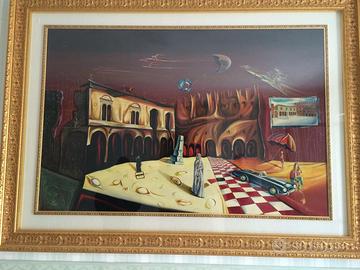 Aladino Ghioni , Quadro olio su tela ,opera d'arte