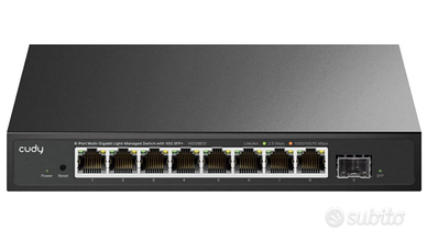 Cudy Switch 8 Porte 2,5G 1x10G Managed HS108ES1