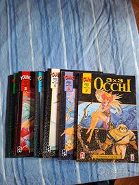 set 1 a 8 3x3 occhi manga