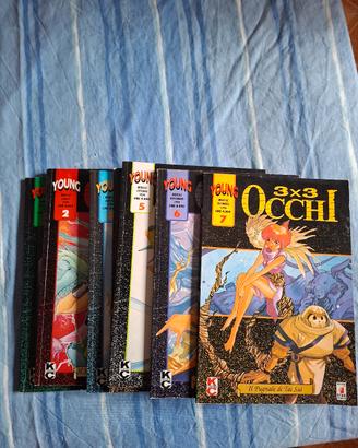 set 1 a 8 3x3 occhi manga