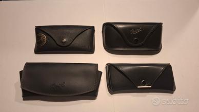 4 CUSTODIE PER OCCHIALI *PERSOL *RAY-BAN *SAFILO.