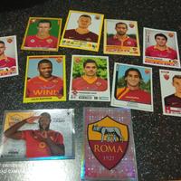 11 figurine calciatori panini as Roma calcio