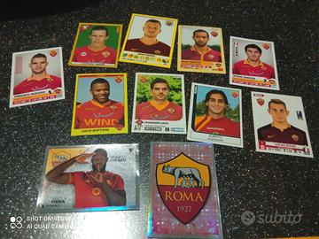 11 figurine calciatori panini as Roma calcio