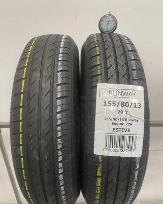 155 80 r13 79t 2 gomme runway estive