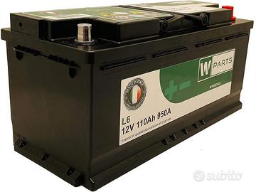 Batteria auto camio 110 Ah 950A Spunto Potenziata