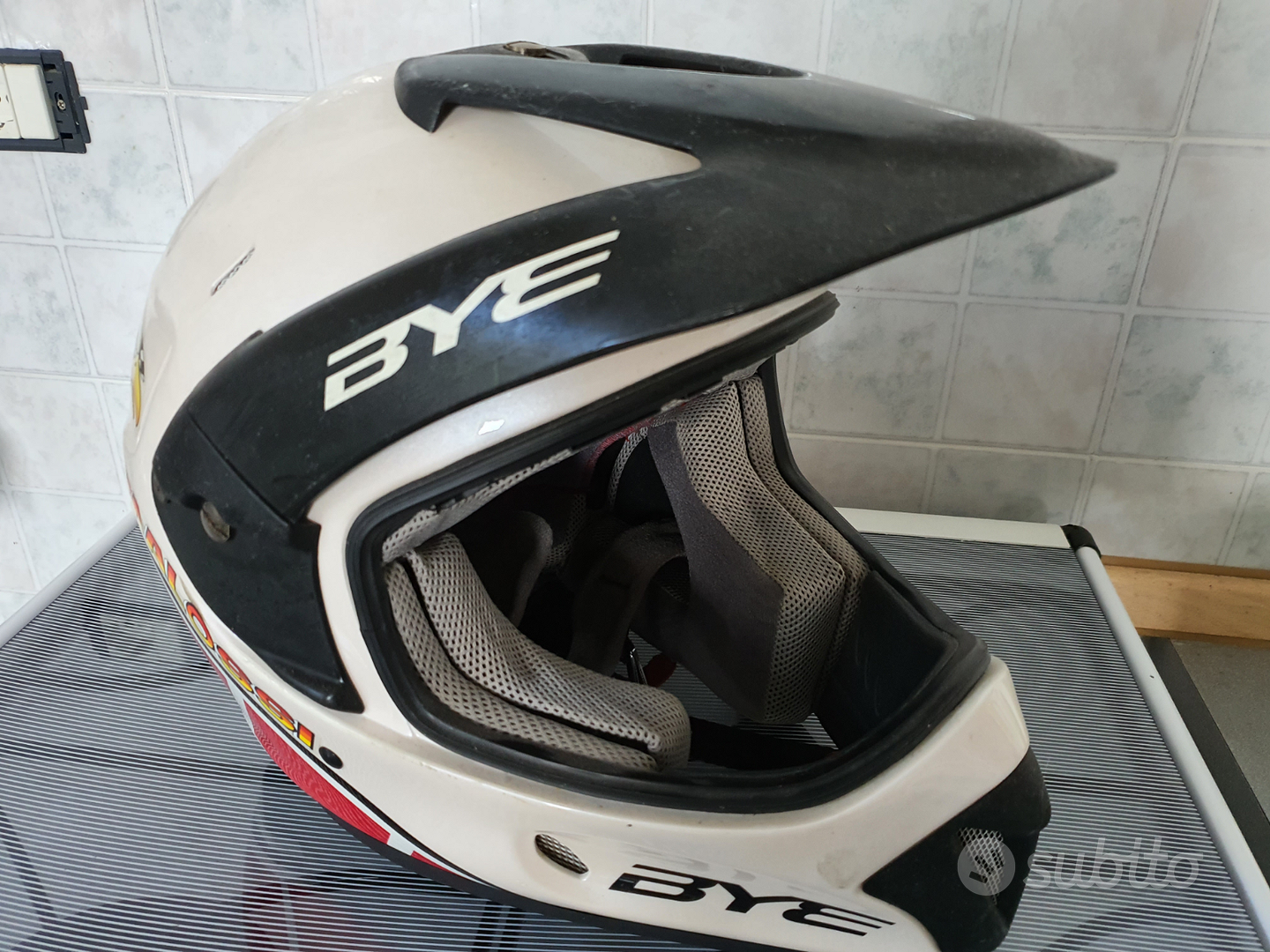 Casco , enduro cross con doppia visiera - Accessori Moto In vendita a Chieti