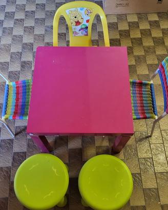tavolino e sefie per bambini - udine