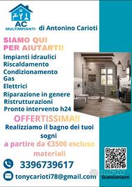 Pronto intervento idraulico h24