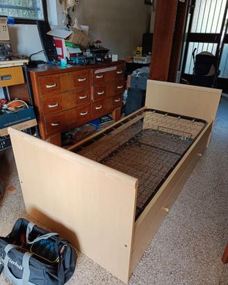 LETTO DOPPIO A SCOMPARSA