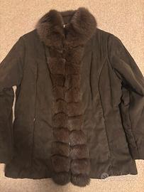 Piumino con pelo Donna Carol misura 47|48